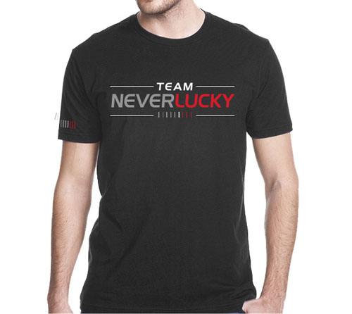 NeverLucky - T-Shirt - Black