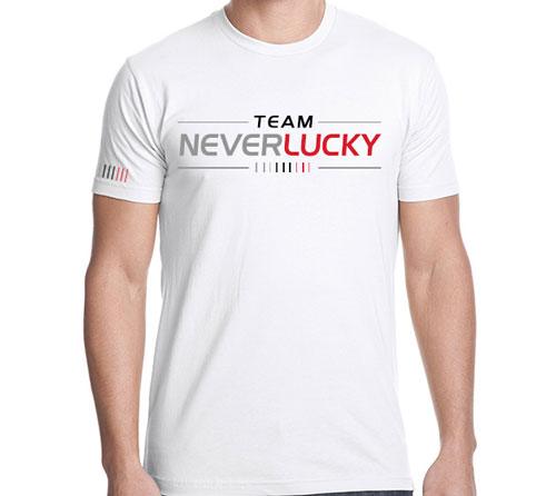 NeverLucky - T-Shirt - White